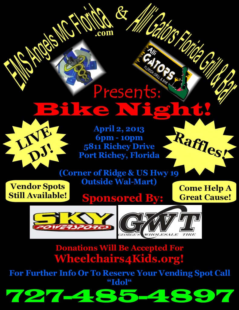 EMS Angels Bike Night Flyer