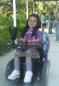 Maia Pic in Wheelchair
