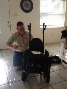 Chairs need to be fitted - thanks Custom Mobility!